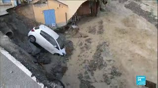 Tempête Alex  les vallées de la Roya et de la Vésubie dévastées [upl. by Kirkwood]