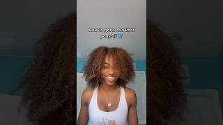 Low Knot Ponytail 🦋 curlyhair hairstyle naturalhair blackgirlhairstyles blackgirlhair 4bhair [upl. by Hendrix23]