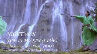 Nightwish amp Floor Jansen  She Is My Sin  Lyric Video [upl. by Nauqe398]