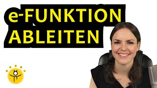 e Funktion ABLEITEN – Ableitung Exponentialfunktion Kettenregel Produktregel Beispiele [upl. by Ellehc182]