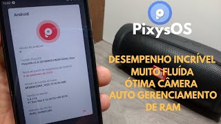 REVIEW DA ROM PixysOS v20 ANDROID 90 NO MOTO G2  MOTOROLAXIAOMIONEPLUS [upl. by Gora]