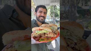 Tortas la Choza Encantada asquerosas pura grasa short shorts food foodie torta milanesa cdmx [upl. by Drhacir496]