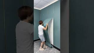 Part 116 modern minimalist style decoration whitewashing puttywork installation [upl. by Laekcim713]