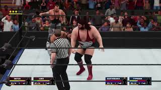 WWF Classics  Bushwhackers Vs The Natural Disasters WWE2K18 PS4 [upl. by Asabi]