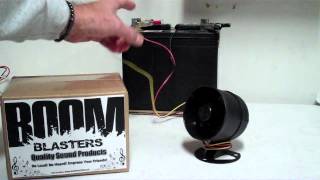 Boom Blasters Car Horn Installation Tutorial [upl. by Aiuqenehs]