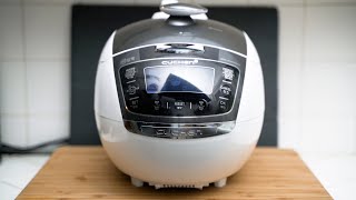 Talking Korean Rice Cooker Cuchen model WHAVE06 [upl. by Peony]