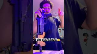 Micro Draco bracefypシ゚ gunshorts legallydangerous mustwatch arp airsoft warzone [upl. by Elisee]