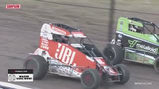 LIVE USAC Midgets at Mitchell County Fairgrounds [upl. by Arukas559]