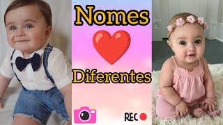 NOMES DIFERENTES quot MASCULINO E FEMININOquot [upl. by Oinesra]