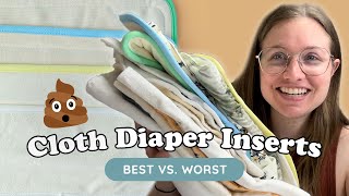 Best vs Worst Reusable Cloth Diaper Inserts Which ones are actually worth the money [upl. by Thorpe391]