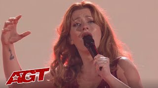 Merissa Beddows Impersonates The Women Who Inspired Her Life on Americas Got Talent [upl. by Dominica]