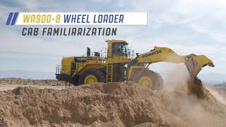 Komatsu WA9008 cab familiarization [upl. by Amathiste]