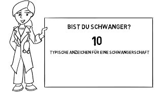 Schwanger Symptome 10 typische Anzeichen für eine Schwangerschaft [upl. by Nonek]