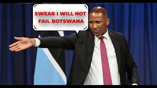 New African President Duma Boko Swears Never to Fail the People of Botswana [upl. by Aguie657]