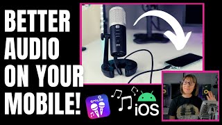 Connect External Mic to Mobile AndroidiOS for Smule Music Video [upl. by Philips]