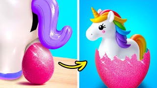 Rainbow Unicorn Squishy 🦄🌈 Best Gadgets amp Cool Fidget Toys  EASY DIYs by Imagine PlayWorld [upl. by Reve]