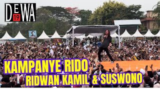 DEWA19 KAMPANYE DKI JAKARTA RIDO ‼️ BERSAMA DEWA 19 MEMBANGUN JAKARTA ‼️ DEWA19 ALL STAR ‼️ [upl. by Nosyla]