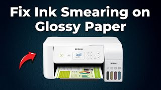 How To Fix Ink Smearing on Glossy Paper  Epson EcoTank Printer Step By Step [upl. by Ilbert]