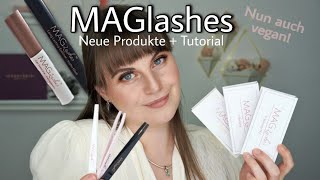 MAGLashes anbringen  die neuen veganen Wimpern mit Magnet  so funktioniert es  unwissend Schön [upl. by Nesnej]