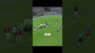 Hakan Çalhanoğlu Free Kick Evolution shorts [upl. by Goodspeed]