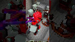 1 Iron Golem Vs 10 Pillager  shorts shortvideo youtubeshorts minecraft status [upl. by Joses116]