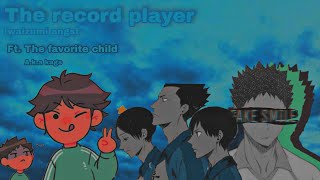 The record player song ¬ Iwaizumis backstory ¬ angst ¬ requested 💙 ¬ haikyuu texts [upl. by Akessej]