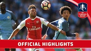 Arsenal 21 Man City  Emirates FA Cup 201617 SemiFinal  Official Highlights [upl. by Zonda]