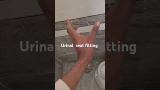 Urinal seat fitting shortvideo [upl. by Bazar]