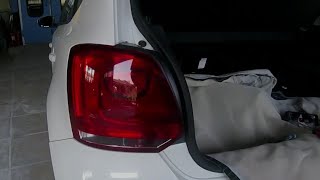 Volkswagen Polo 2009–2017 How to replace rear tai light [upl. by Alrak178]