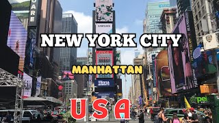 New York City 2  Manhattan Downtown NY  USA Dash Cam Tour [upl. by Fellows]