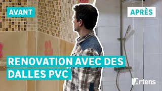 🛠 TUTO  Comment poser du lambris PVC Artens dans une salle de bain [upl. by Aicert296]