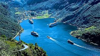 Discover Real Fantastic Geirangerfjorden Fjord Norway [upl. by Ylrac]