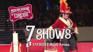 Midian Shrine Circus INTRUST Bank Arena April 2224 [upl. by Caritta]