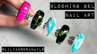 Blooming Gel Nail Art Tutorial using The Gel Bottle [upl. by Angadresma]