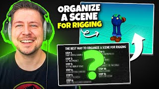 How to organize a scene for rigging in Maya [upl. by Saunder]