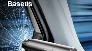 Baseus Make Best Car Window Glass Breaker and Seat Belt Cutter [upl. by Peace]