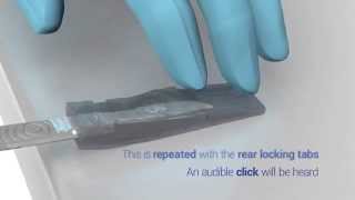 How to use a Swann Morton Scalpel single use Blade remover [upl. by Lonny]