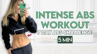 5 min Killer Core Pilates Workout AMRAP  7 Day Abs Challenge  Day 2 [upl. by Delos]