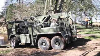 Irish Armys 6x6 heavy duty recovery wrecker [upl. by Konopka]