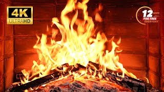 🔥 Cozy Fireplace 4K ULTRA HD 🔥 Fireplace Burning with Crackling Fire Sounds ASMR Relaxing Fire TV [upl. by Neukam]