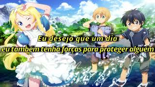 Sword art Online Alicization ED 1 quotIrisquotlegendado [upl. by Eekcaj145]