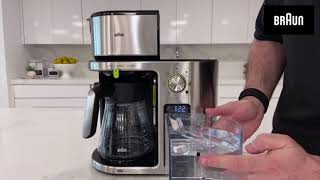 Braun MultiServe Coffee Machine  How To Prime Your Machine [upl. by Babbie]