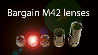 Bargain vintage lenses in M42 mount  best value performers from wide angle to telephoto [upl. by Delija]