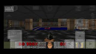 doom e1m1 and e1m2 speedrun on difficulty hurt me plenty 1m 16s [upl. by Peugia62]