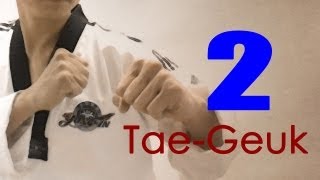 WT Taekwondo Poomsae Taegeuk 2 Jang  태극 2장  TaekwonWoo [upl. by Eceerahs]