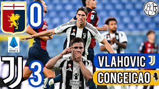 Genoa Juventus 03  Vlahovic e Conceicao spennano il grifone [upl. by Yasdnyl239]