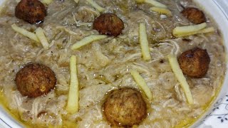 Hareesa Recipe  Lahori Hareesa Recipe Arabic Harisa  How To Make Chicken Hareesa [upl. by Hightower]