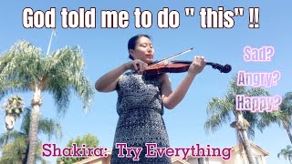 Shakira Try Everything From ZootopiaViolin Cover [upl. by Saunder354]