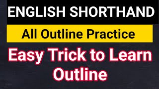 All Steno Outline Quick Practice [upl. by Martinelli]