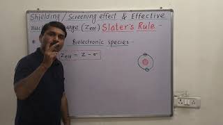 312Screenin effectShielding effectEffective nuclear charge  Slaters rule  Screening constant [upl. by Blane]